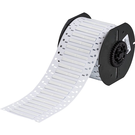 Brady PermaSleeve Heat Shrink Wire and Cable Labels Single-sided for B33 Printers-0.125in Dia x 1in White B33-125-2-342-2